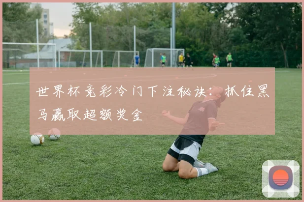世界杯竞彩冷门下注秘诀:抓住黑马赢取超额奖金